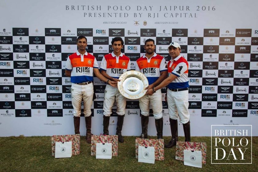 The RJI Capital Team wins the Rajmata Padmini Devi of Jaipur British Silverware Plate